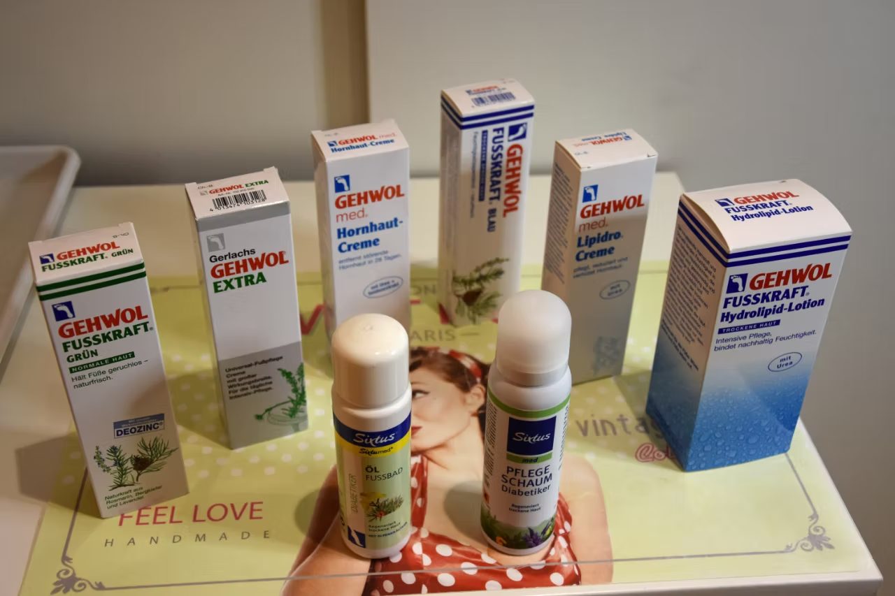 Ausgesuchte, geprüfte Pflegeprodukte für die Hand- und Fußpflege